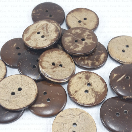 Coconut buttons pack of 10 pcs, assorted sizes 4164