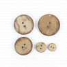 Coconut buttons pack 200 pcs, assorted sizes 805