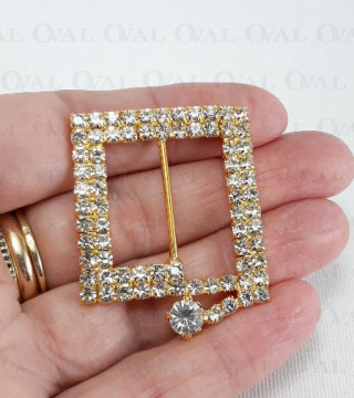 Klamerka ozdobna  22mm  metalowa nr 1487