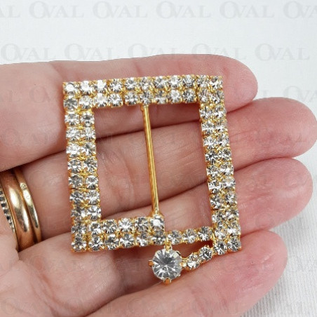 Klamerka ozdobna  22mm  metalowa nr 1487