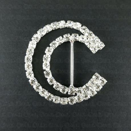 Decorative buckle with rhinestones 1488