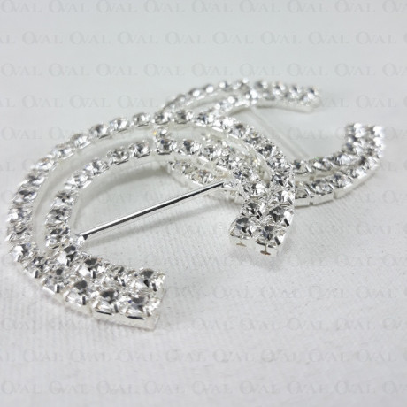 Decorative buckle with rhinestones 1488