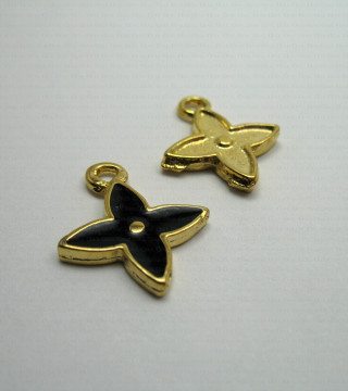 Przywieszka ozdobna serce z dżetem nr 988