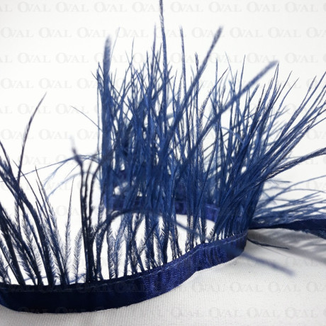 Pióra na taśmie granat 11cm/1 yard  4167