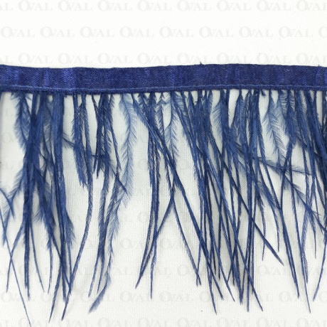 Pióra na taśmie granat 11cm/1 yard  4167