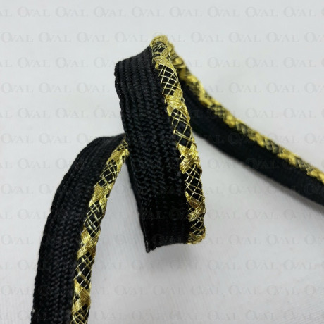 Black and gold piping 10y 4168