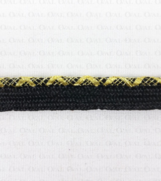 Black and gold piping 10y 4168