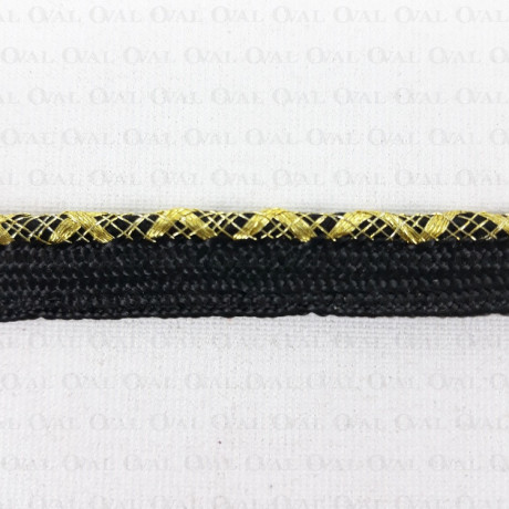 Black and gold piping 10y 4168