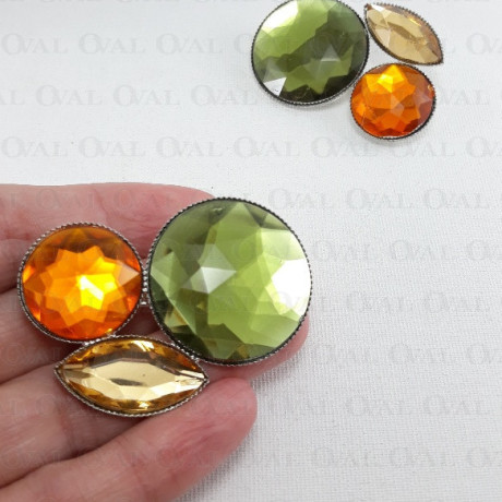 Decorative brooch – metal no. 1286