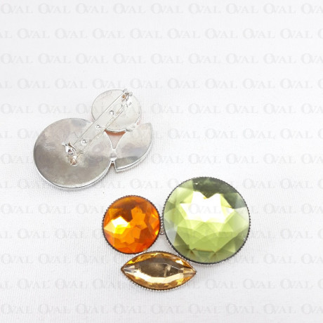 Decorative brooch – metal no. 1286