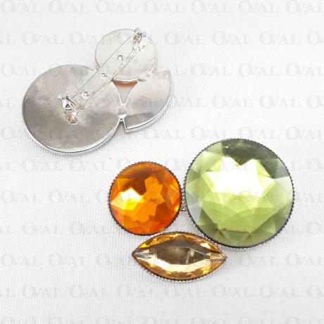 Decorative brooch – metal no. 1286