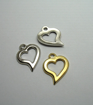 Decorative heart pendant no. 1020