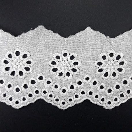 Koronka 90mm/1y haft angielski 4160 - 23321
