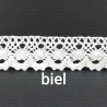 Cotton lace 28mm/20 yards white 3169