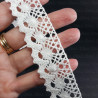 Cotton lace 28mm/20 yards white 3169