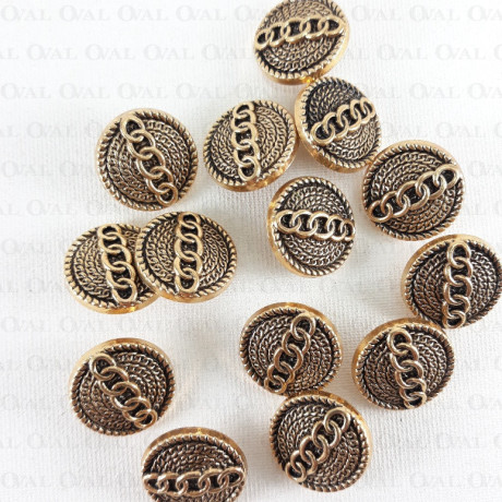 Guzik metalowy  18mm/10 szt  4773