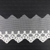 Lace embroidery on tulle 60mm/20y cream 4774