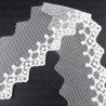 Lace embroidery on tulle 60mm/20y cream 4774