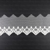 Lace embroidery on tulle 60mm/20y cream 4774