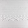 Lace embroidery on tulle 60mm/20y cream 4774