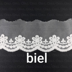 Koronka haft na tiulu 45mm/20y biel 4777 Koronka haft na tiulu 45mm/20y biel 4777