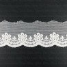 Lace embroidery on tulle 45mm/19.5 Y white 4777