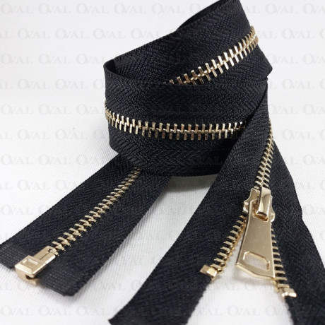 Zips *5 metal separating 50,60,65,75cm 2957