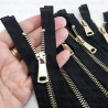 Zips *5 metal separating 50,60,65,75cm 2957