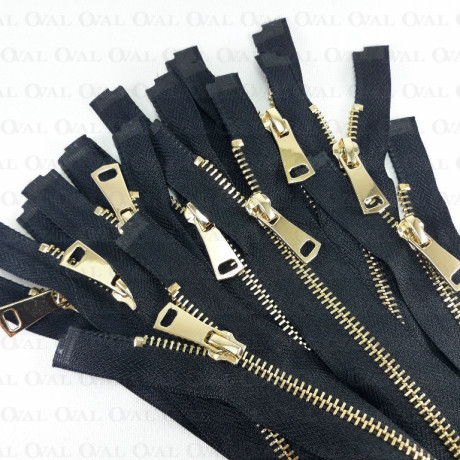 Zips *5 metal separating 50,60,65,75cm 2957