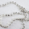 Cubic zirconia chain 2, 3, 4 mm / 1 or 10 yards 2485