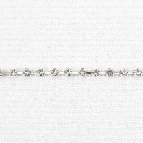 Cubic zirconia chain 2, 3, 4 mm / 1 or 10 yards 2485