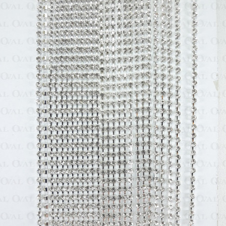 Cubic zirconia chain 2, 3, 4 mm / 1 or 10 yards 2485