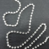 Cubic zirconia chain 2, 3, 4 mm / 1 or 10 yards 2485
