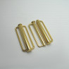 Metal fastening, gold no. 975