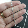 Cubic zirconia chain 2, 3, 4 mm / 1 or 10 yards 2485