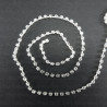 Cubic zirconia chain 2, 3, 4 mm / 1 or 10 yards 2485