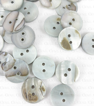 Button made of natural shell 15 mm/200 pcs 4780