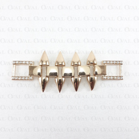 Metal connector with 835 rhinestones