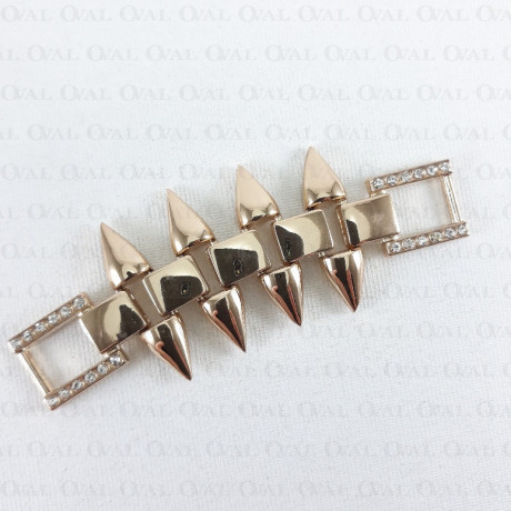 Metal connector with 835 rhinestones