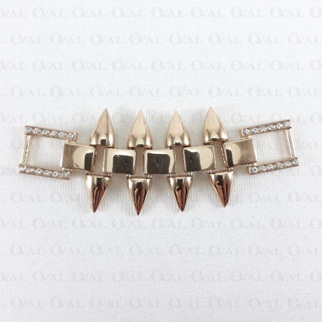 Metal connector with 835 rhinestones