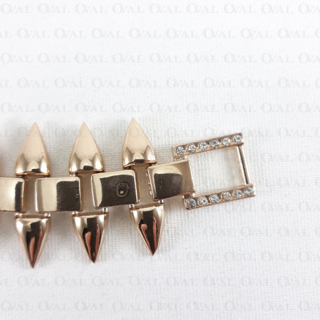 Metal connector with 835 rhinestones