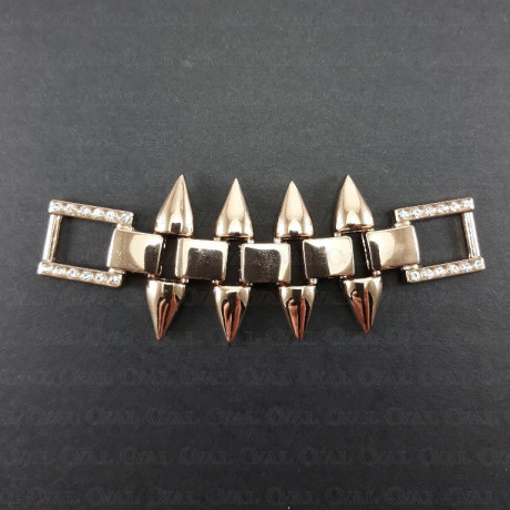 Metal connector with 835 rhinestones