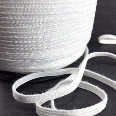 White elastic 6mm/300m white 2447