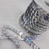 Sequins on tape 10 yards silver 4783