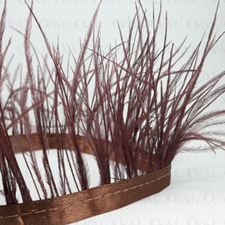 feathers on tape, feather trim, sew-on feathers,