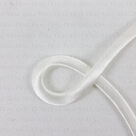 Piping satin spaghetti trim ecru 70m 502