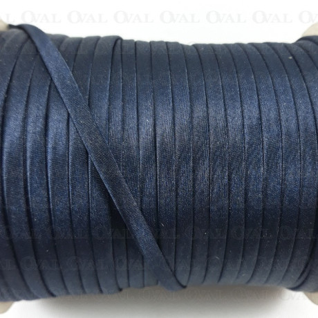 Navy blue satin piping cord 78m 3349