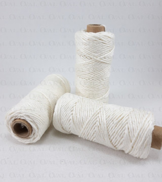 Nici lniane 30m  biel  4788