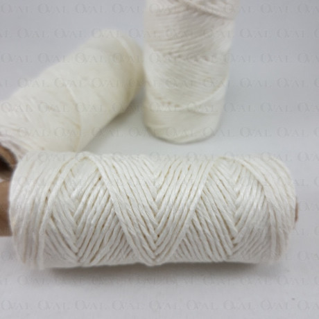 Nici lniane 30m  biel  4788