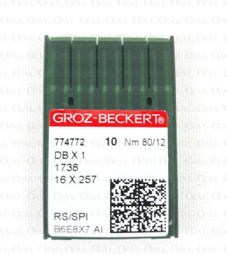 Super sharp industrial lockstitch needles, thin shank, 10 pcs 4793